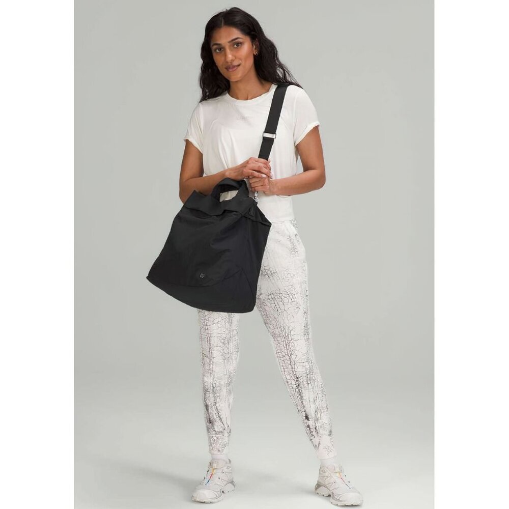 lululemon athletica Black Crossbody Tote Bag